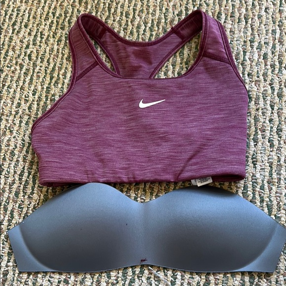 Nike Other - Nike Purple and Gray Sports Bra with removable padding